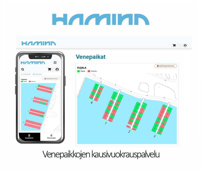 Haminan venepaikkojen varauspalvelu